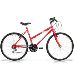 Bicicleta Aro 26 Serena Feminina 18 Marchas - Track & Bikes