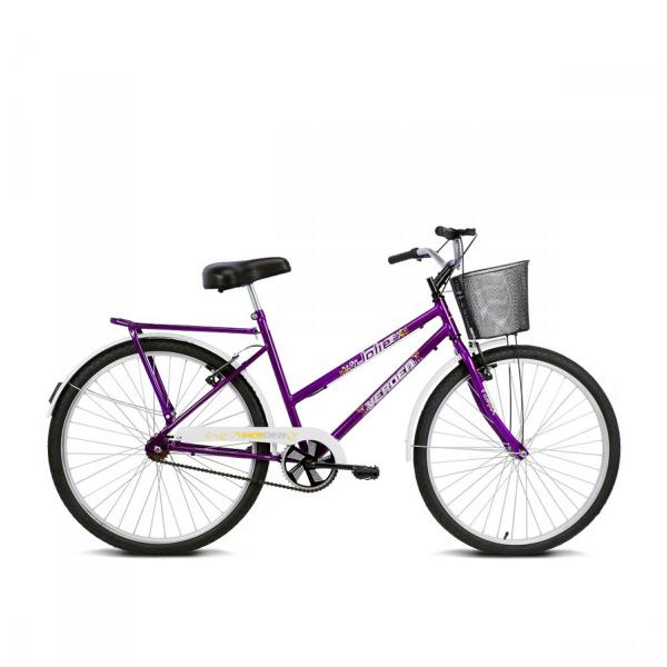 Bicicleta Aro 26 Verden Bikes Jolie - Violeta e Branca