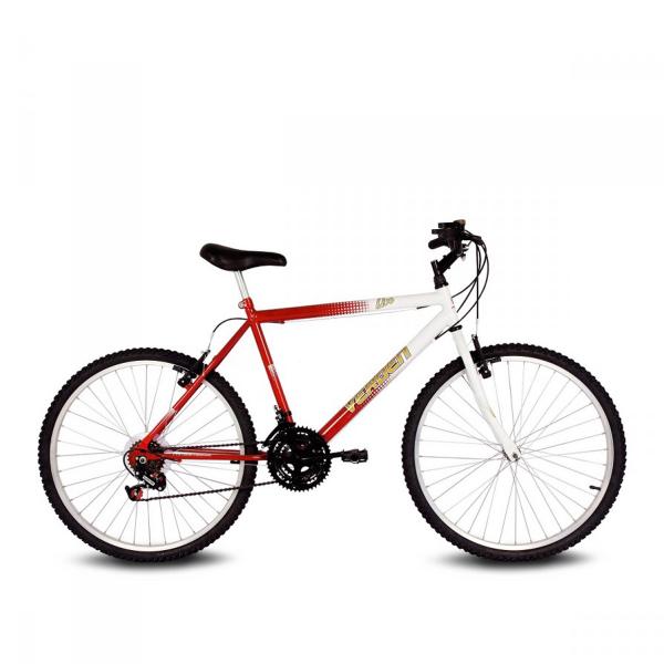 Bicicleta Aro 26 Verden Bikes Live - Branca e Vermelha