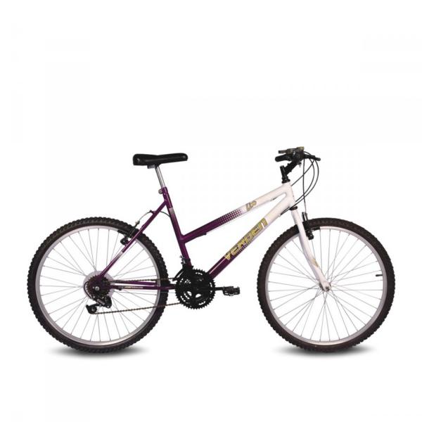 Bicicleta Aro 26 Verden Bikes Live - Branca e Violeta