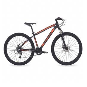 Bicicleta Aro 29 Mountain Bike Venice 2.0 Mormaii Alumínio + Shimano + Suspensão - Preto-Laranja