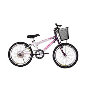 Bicicleta Athor Aro 20 Mtb S/M Charmy Feminino C/ Cestão - Violeta