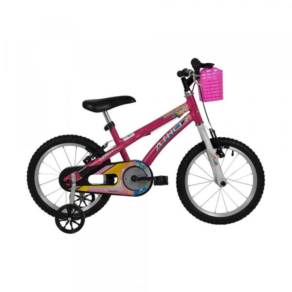 Bicicleta Athor Aro 16 Baby Girl Feminino Freios V-Brake Nylon