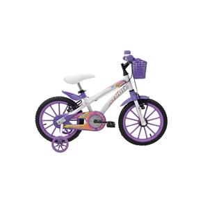 Bicicleta Athor Aro 16 Baby Lux com Kit - Roxa