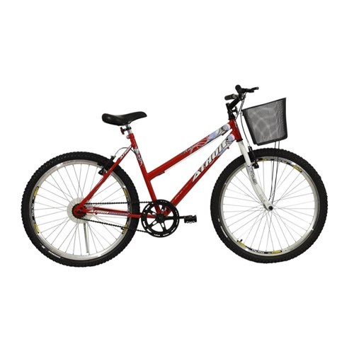 Bicicleta Athor Aro 26 Sem Marcha Model Vermelha