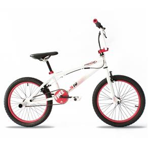 Bicicleta Bmx Serie 10 Aro 20` Branco Vermelho 3560 Prox
