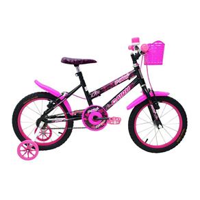 Bicicleta Cairu Aro16 com Cesta Feminina C-High