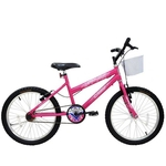Bicicleta Cairu Star Girl Aro 20 Feminina Rosa
