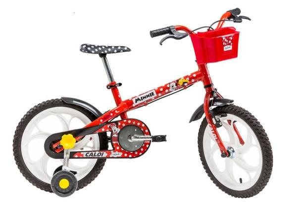 Bicicleta Caloi Infantil Minnie 16 Vermelha 2017