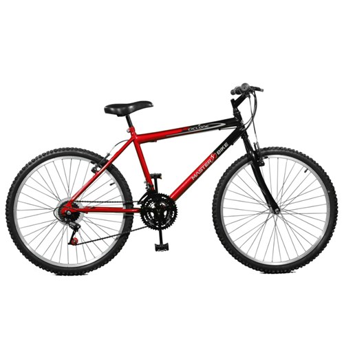 Bicicleta Ciclone Plus 21M Vermelho C/ Preto - Master Bike