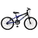 Bicicleta Ciclone Sem Marchas Aro 20 Masculina Azul Com Preto Master Bike 