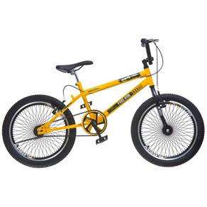 Bicicleta Colli Bike Aro 20 Extreme com 72 Raias Pretas - Amarelo/preto