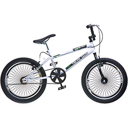 Bicicleta Colli Bike Cross Free Ride Extreme Aro 20 Branca