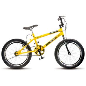 Bicicleta Colli Cross Ride Extreme Aro 20 36 Raios Guidão Trilhão Amarelo - Amarelo