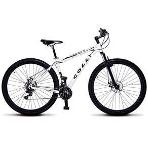 Bicicleta Colli em Alumínio Aro 29 MTB Suspensão Dianteira Freios Á Disco Colli - 531 - Branco