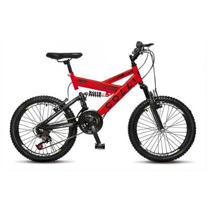 Bicicleta Colli Fulls GPS Aro 20 Dupla Suspensão 21 Marchas