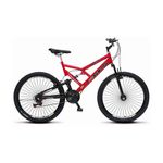 Bicicleta Colli Fulls Gps Aro 26 72 Raios Suspensão Dupla Freio V-brake Dianteiro e Traseiro em Nylon 156