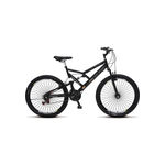 Bicicleta Colli Gps Full Suspension Aro 26 Preto Fosco