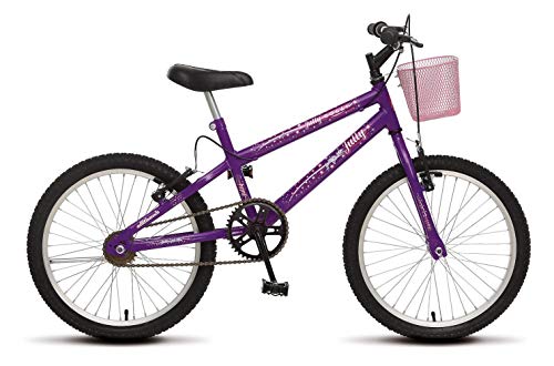 Bicicleta Colli July 170 Aro 20 Freios V- Brake Cestinha Violeta