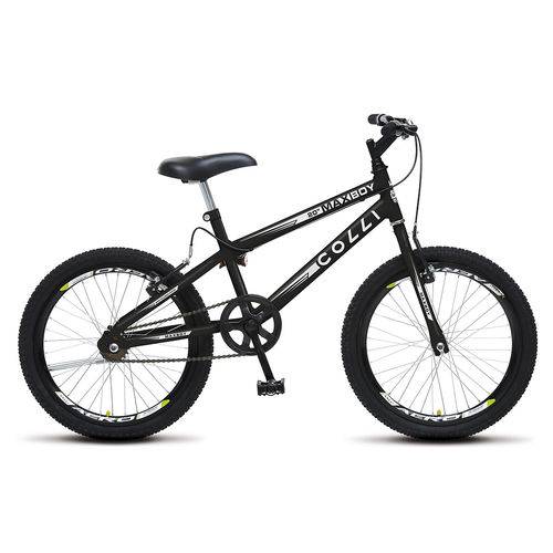 Bicicleta Colli Max Boy Aro 20 Aero Preto Fosco