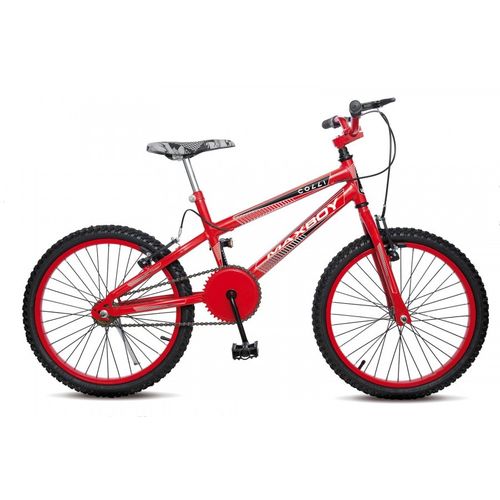 Bicicleta Colli Max Boy Vermelho Aro 20 Freios V-Brake