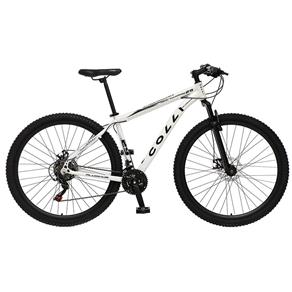 Bicicleta COLLI MTB Aro 29 21 Velocidades Freios a Disco com KIT SHIMANO - BRANCO