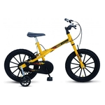 Bicicleta Colli MTB Hot Aro16 Masculino Amarelo Preto