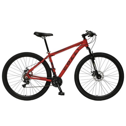 Bicicleta Colli Quadro em Alumínio 21 Marchas Aro 29 Freio a Disco - Kit Shimano Vermelho