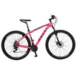 Bicicleta Colli Quadro em Alumínio Aro 29 Freio a Disco Shimano 21 Marchas Rosa