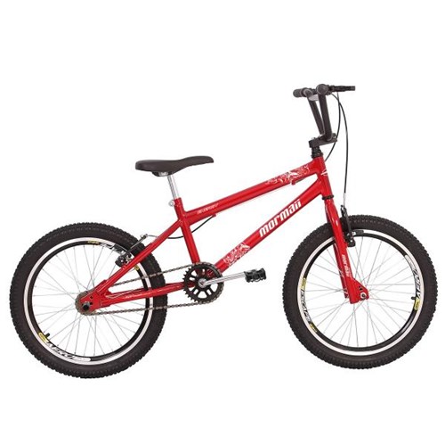 Bicicleta Cross Energy Aro 20 Alumínio Vermelho Mormaii