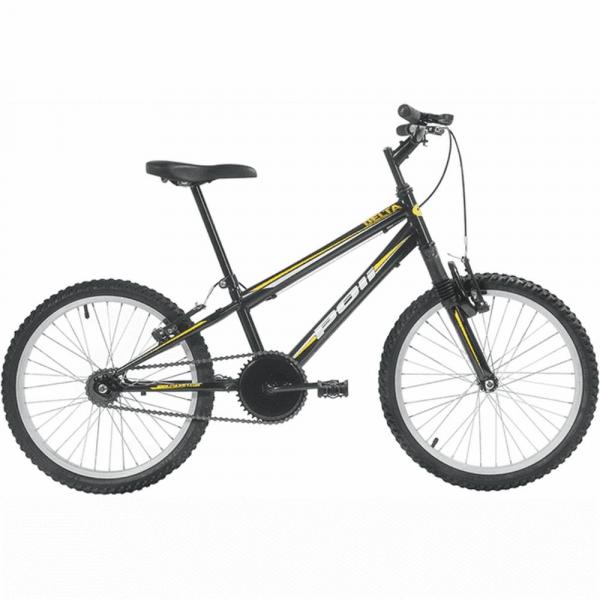 Bicicleta Delta MTB Aro 20 VBrake Preta 1v - Polimet