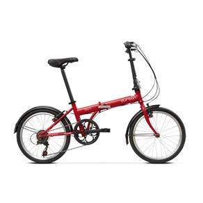 Bicicleta Dobravel Bay 6 Durban Vermelho