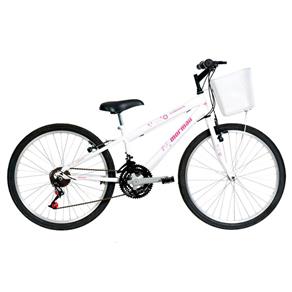 Bicicleta Fantasy 21 V Aro 24 Branco 21 Marchas - Mormaii - Branco - Feminino
