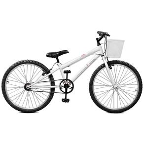 Bicicleta Feminina 36 Raios Serena Master Bike Branco - Selecione=Branco