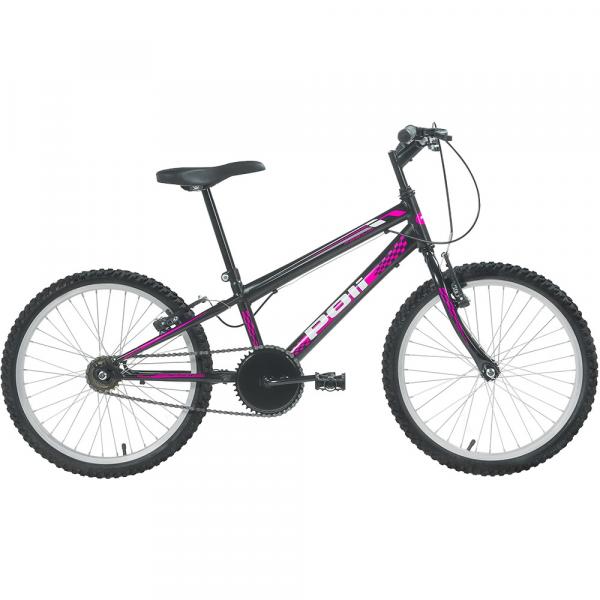 Bicicleta Feminina Aro 20 Monomarcha Preto 7131 Polimet