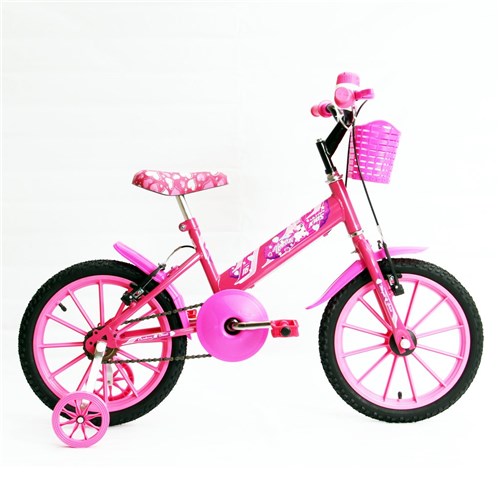 Bicicleta Feminina Aro 16 Crossbike (ROSA/PINK)