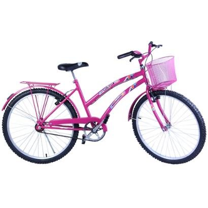 Bicicleta Feminina Aro 26 com Cestinha Susi