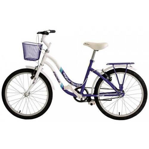 Bicicleta Fischer Fast Girl Roxo/Branco Aro 20 Feminina