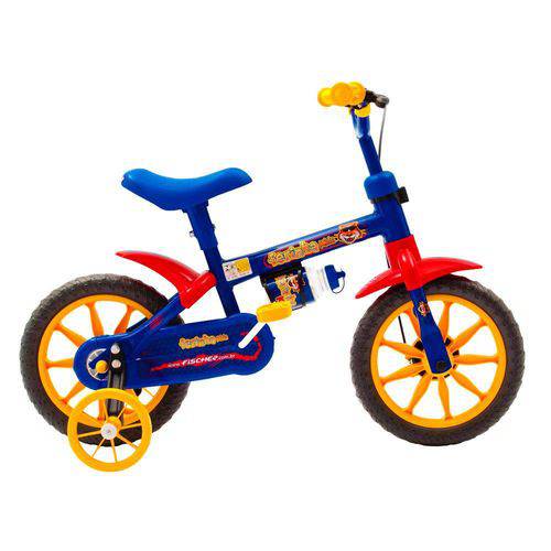 Bicicleta Fischer Ferinha Aro 12 Masc Freio Manual (Fm) Azul/Amarelo - 1339-11101