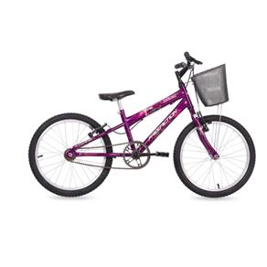 Bicicleta Free Action Aro 20 C/ Cesta Kiss Violeta - 04-047.016