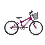 Bicicleta Free Action Aro 20 C/ Cesta Kiss Violeta - 04-047.016