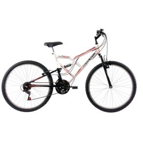 Bicicleta Free Action Aro 26 Full FA240 18V Branco/Preto - 04-047.004 - Branco