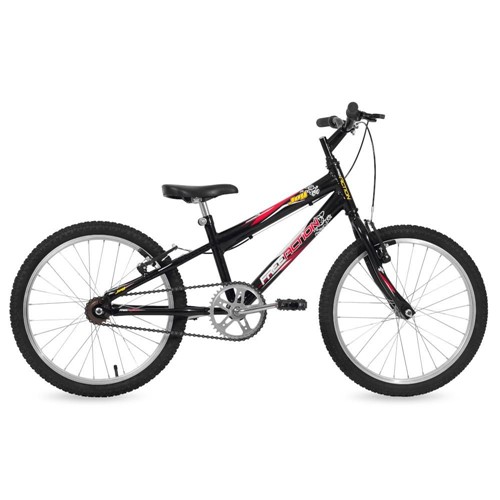 Bicicleta Free Action Joy Aro 20 V-brake em Nylon Preto