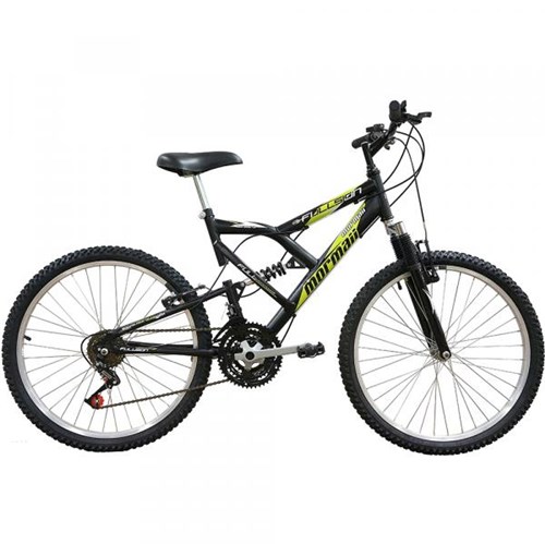 Bicicleta Full FA240 18 V Aro 24 Preto Fosco - Mormaii