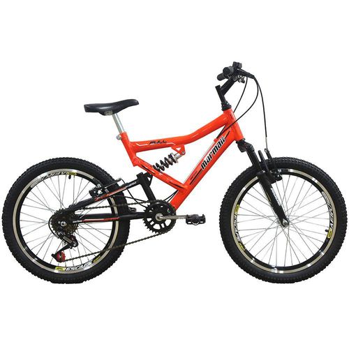 Bicicleta Full Fa240 6v Aro 20 Laranja Neon - Mormaii