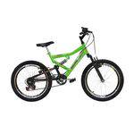 Bicicleta Full FA240 6V Aro 20 Verde Neon - Mormaii