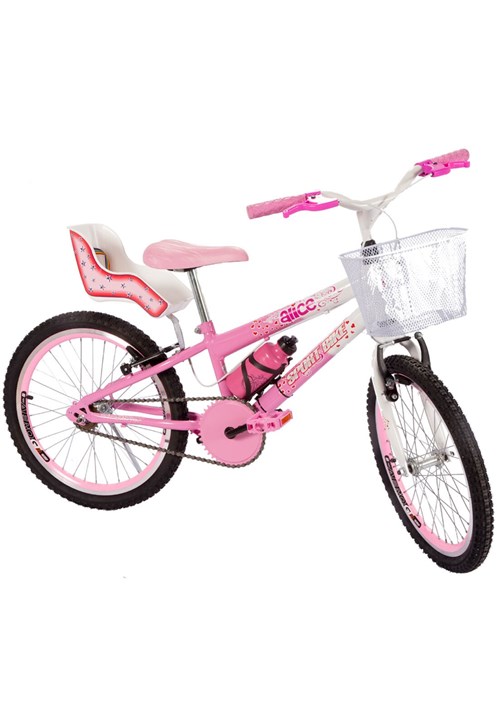 Bicicleta Infantil Aro 20 Alice com Cadeirinha de Boneca