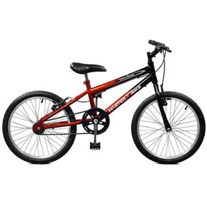Bicicleta Infantil Aro 20 Ciclone - Master Bike - Vermelho com Preto