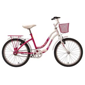 Bicicleta Infantil Aro 20 Fischer Fast Girl - Rosa / Branco