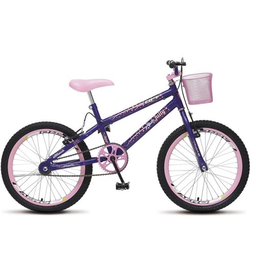 Bicicleta Infantil Aro 20 July Mtb Aero Violeta - Colli Bikes
